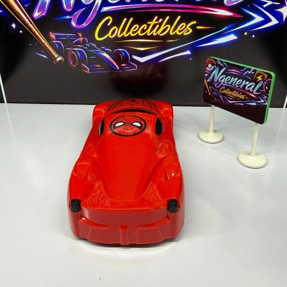 Marvel Spider-Man Red Web Design Toy Sports Car ET-0040-SPIDER 27MHz
